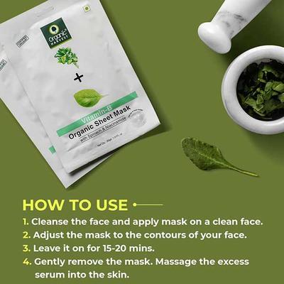 Organic Harvest Acne Control Mattifying Sheet Mask Green Tea & Moringa Enriched With Ceramides 30 ml - Sheet Masks