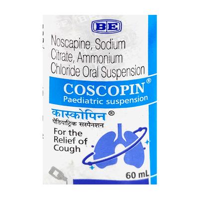 COSCOPIN PAEDIATRIC Suspension 60ml - Cough And Cold-Cou
