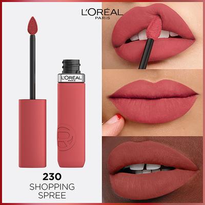 Loreal Paris Infallible Matte Resistance Liquid Lipstick, Shopping Spree 230 5 ml - Liquid Lipsticks