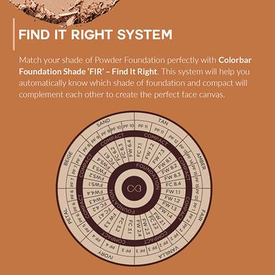 Colorbar 24Hrs Wear Weightless Powder Foundation Pf 3 9.5 gm - Compact Powder