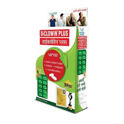 Diclowin Plus Tablet 10'S - Pain relief-Nsa