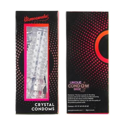 Gizmoswala Reusable Crystal Condom 1's - Plain/Flavoured Condoms