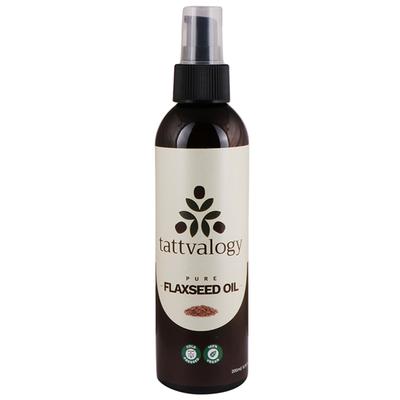 Tattvalogy Cold Pressed Flaxseed Carrier Oil 200 ml - Massage Oils