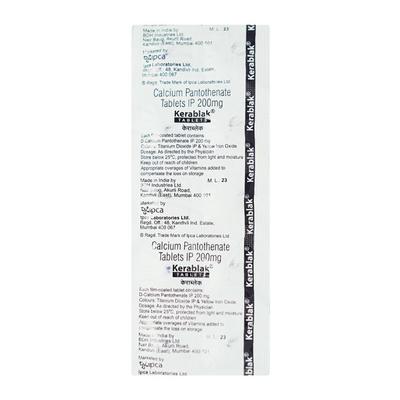 Kerablak Tablet 10'S - Supplements-Cal