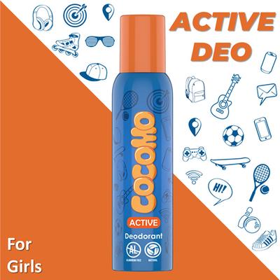 Cocomo Active Deodorant For Girls With Aloe Vera and Dragon Fruit Natural and Safe Deodorant for Tweens and Teens 150 ml - Deodorants/Roll-Ons