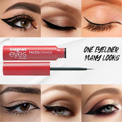 Faces Canada Magnet eyes Eyeliner - Dramatic Black Finish 3.5ml - Eyeliners