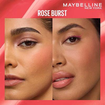 Maybelline New York Sunkisser Hazy Matte Blush, 12H Sunkissed Cheeks, Rose Burst 4.7 ml - Blushes