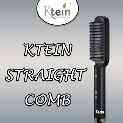 Ktein Hair Straightener Brush Effortless Styling, Fast Heating, Anti-Scald 300 gm - Hair Brushes