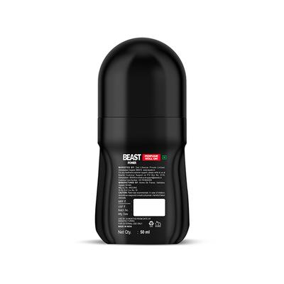 Beardo Beast Power Perfume Roll On 50 ml - Men Deodorants/Roll-Ons