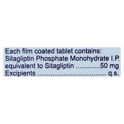 SITACIP 50 Tablet 10's - Diabetes-Ant