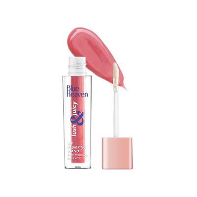 Blue Heaven Lush & Juicy Lip Wand Gloss, Mauve Tint 4.5ml - Lipstick Primers & Plumpers