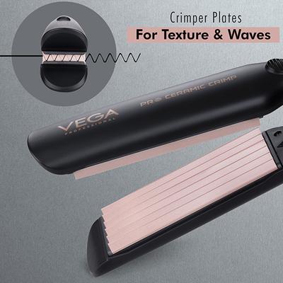 VEGA Professional Pro Ceramic Crimp Hair Crimper, (VPPMS-01) 1's - Rollers & Curlers