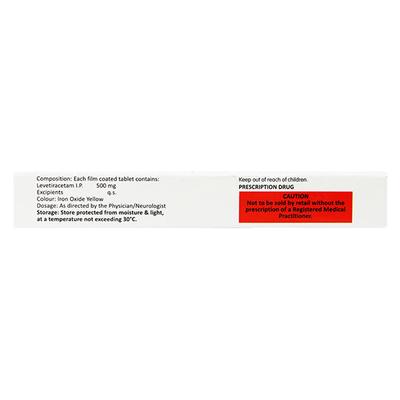 Keppra 500mg Tablet 10'S - Epilepsy/Convulsion-Ant