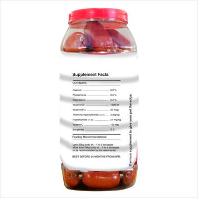 Drools Absolute Calcium Sausage Dog Supplement (Jar) 32's - Petfood