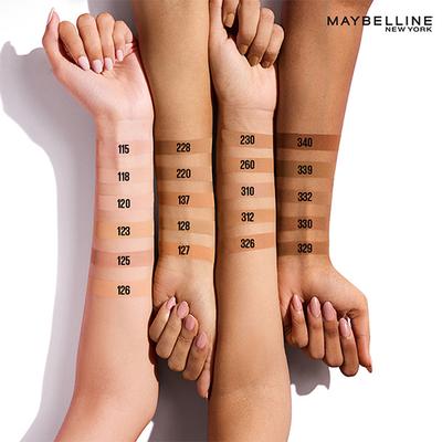 Maybelline New York Fit Me Matte + Poreless Liquid Foundation 16h Oil Control SPF 22 - 326 Warm Tan 30 ml - Foundation