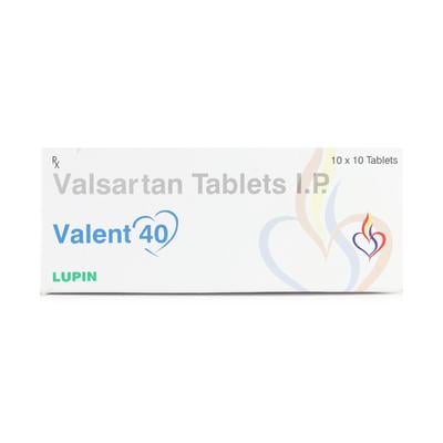 Valent 40mg Tablet 10'S - Hypertension-Ang