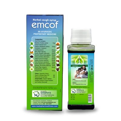 Emcof Herbal Cough Syrup 100 ml - Cough Syrup