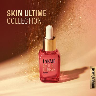 Lakme Glycolic Illuminate Serum with 1% Glycolic Acid Reduces Dullness & Improves Texture 15 ml - Face Serum