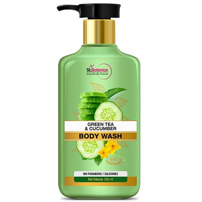 St.Botanica Body Wash - Green Tea & Cucumber 250 ml - Shower Gels & Body Wash