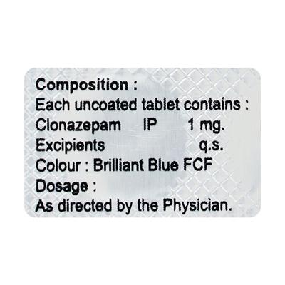 CLOTAS 1 Tablet 10's - Anxiety-Anx