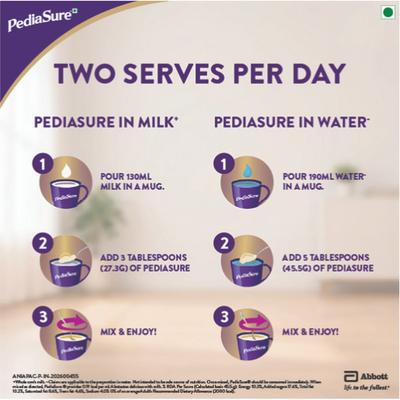 Pediasure Scientifically Designed Nutrition Drink Refill - Vanilla Flavour 1.9 kg - Kids Nutrition