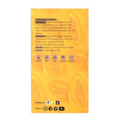 Fashion Colour Papaya Face Mask 130 gm - Masks & Peels