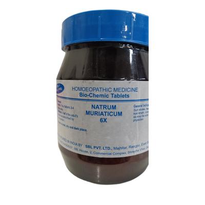 SBL Natrum Muriaticum 6X Tablet (Pack of 450 g + 100 g Free) 550 g - Triturations (Homeo Tablets)