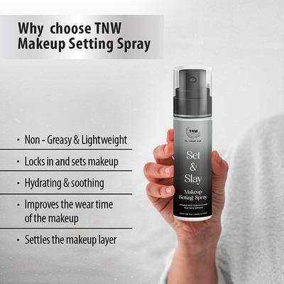 Tnw The Natural Wash Set and Slay Makeup Setting Spray, Locks Makeup 50 ml - Setting Spray