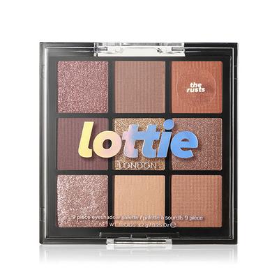 Lottie London 9 Piece Eye Lottie London SHADOW Palette The Rusts 1's - Eye Shadow Palettes