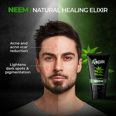 Beardo Face Wash Oil Control- Neem 100 ml - Lotions & Creams