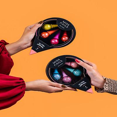 Miss Nails Ice Cream Collection Candy Coat 10ml each 4's - Nail Polish