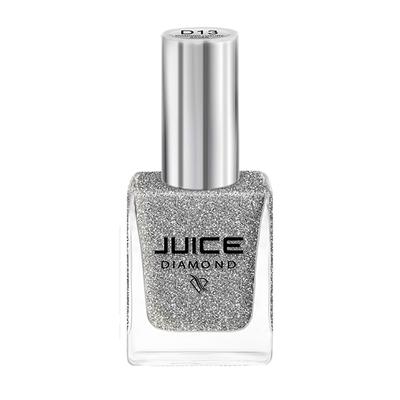 JUICE One Coat Long Lasting Quick Dry Chip Resistent Nail Polish DIAMOND LUXURY SILVER 11 ml - Nail Polish