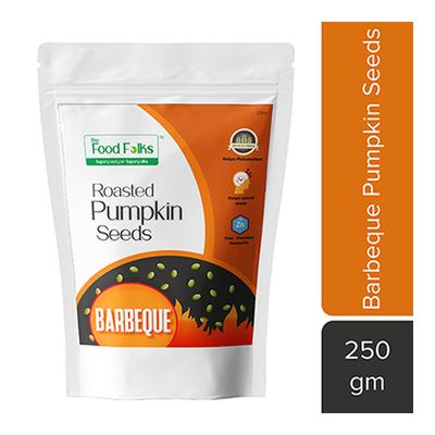 The Food Folks Roasted Pumpkin Seeds - Barbeque 250 gm - Nutritional Bars