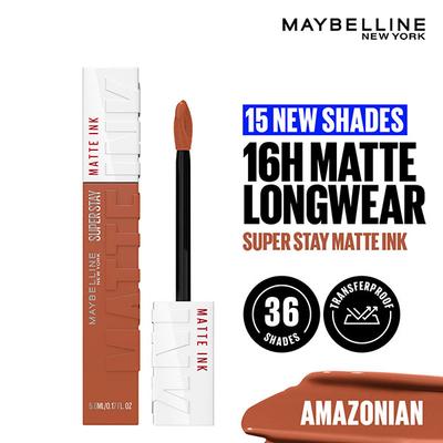 Maybelline New York Super Stay Matte Ink Liquid, 70 Amazonian 5 ml - Lipsticks