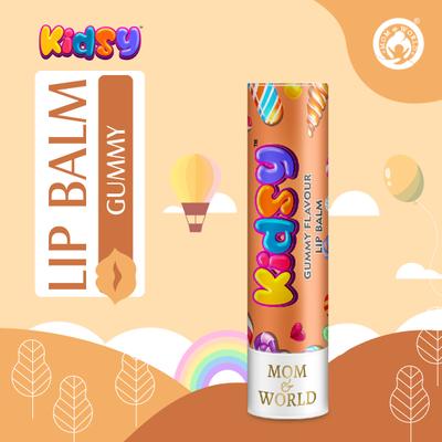 Mom & World Lip Balm - Gummy Flavour 4 gm - Lip Balms