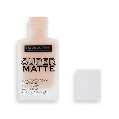 Makeup Revolution Relove Supermatte 2 In 1 Foundation & Concealer F4 24 ml - Foundation