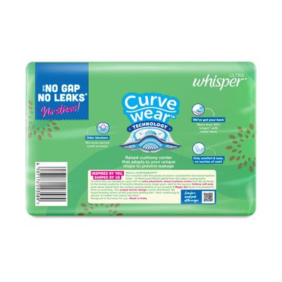 Whisper Ultra Hygiene + Comfort with Soft Wings Sanitary Pads (XL+) 30's - Sanitary Napkins