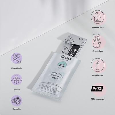 Ikoo Infusions - Thermal Treatment Wrap, Hydrate & Shine (Pack Of 5) 175 gm - Hair Treatment