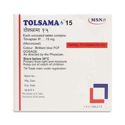 Tolsama 15mg Tablet 4'S - Hyponatremia
