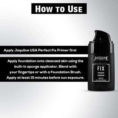 Jaquline USA Perfect Fix Foundation 3 Sand 28 ml - Foundation