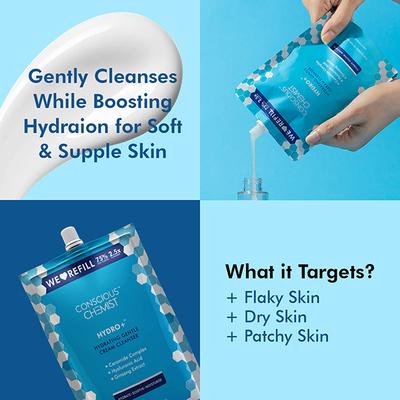 Conscious Chemist Gentle Hydrating Face Cleanser Super Saver Refill Pack 250 ml - Face Wash & Cleansers