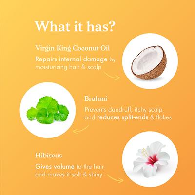 Coco Soul Shampoo & Conditioner with Coconut & Ayurveda - From Makers of Parachute 400 ml - Dry Shampoos & Conditioners