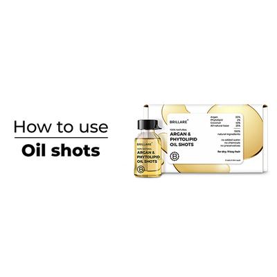 Brillaire Argan & Phytolipid Oil Shots For Dry, Frizzy Hair 48 Ml - Hair Oils