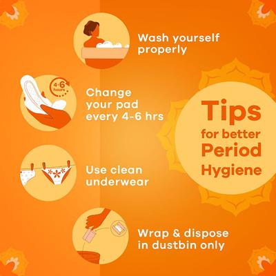 Whisper Choice Sanitary Pads with Wings for Women XL 40s Napkins 1's - Others