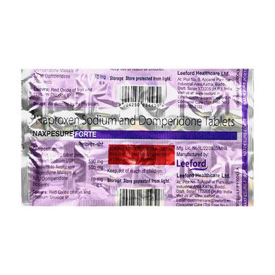 NAXPESURE FORTE Tablet 10's - Pain relief-Nsa