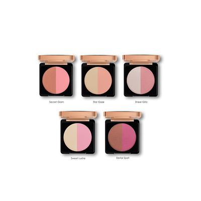 Manish Malhotra Beauty By MyGlamm Blush Highlighter Duo-Star Gaze 1 gm - Highlighters & Illuminators