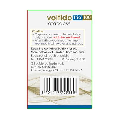 VOLTIDO TRIO 100 Rotacap 30's - Asthma/COPD-Ast