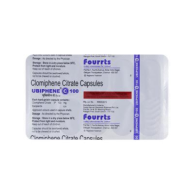 UBIPHENE C 100 Capsule 10's - Hormonal Therapy-Tro