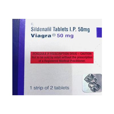 Viagra 50mg Tablet 2'S - Impotence/Erectile Dysfunction (Ed)
