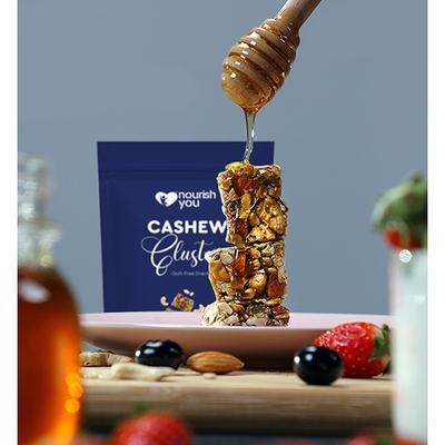 Nourish You Cashew Cluster 200 gm - Nutritional Bars
